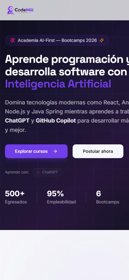 Contenido de la aplicación