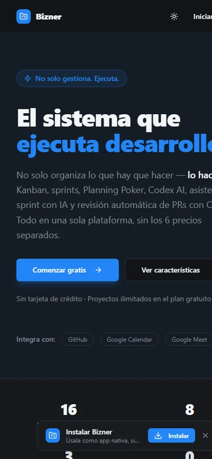 Contenido de la aplicación