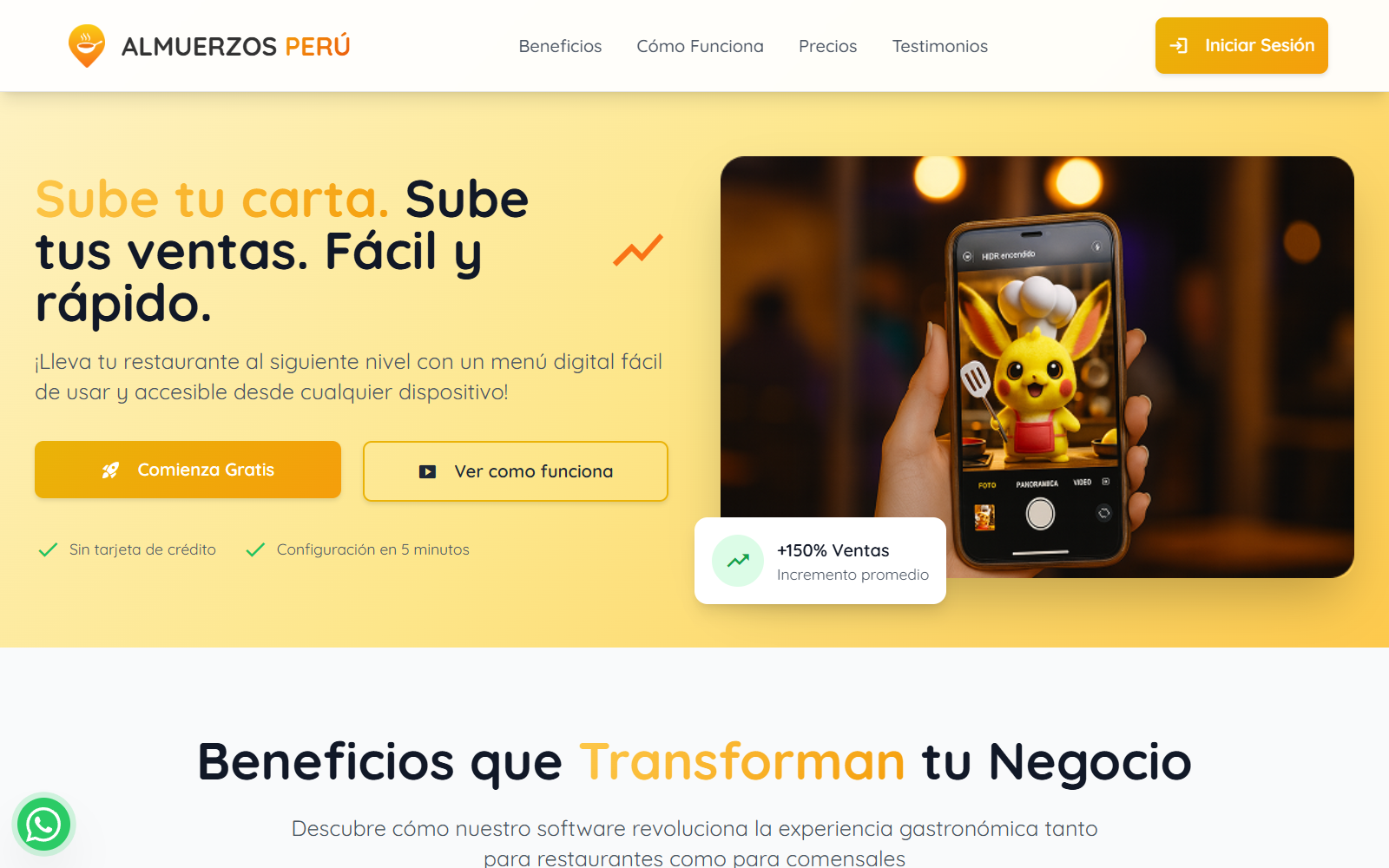 Contenido de la aplicación