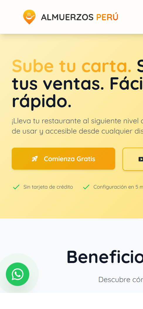 Contenido de la aplicación